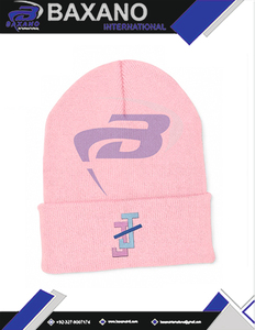Gorro de Invierno Tejido de la Hermandad Jack And Jill Of America, Color Rosa y Azul Claro, Bordado en 3D, Gorro de Invierno Tejido Premium - Product Image 5