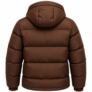 Chaqueta de Invierno para Hombre, Impermeable, Acolchada, con Capucha, Cálida, Informal, para Exteriores, con Logotipo en la Parte Delantera - Product Image 2