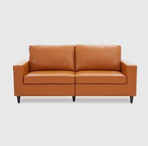 Premium Duraster Chesterfield Two Seater Genuine Leather L-Shape <b>Sofa</b> Eco-Friendly <b>Wood</b> <b>Frame</b> Living Room Home Office Hotel - Product Image 3