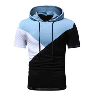 Trendy Product New Style Winter Fashion <b>Men</b> <b>Hoodie</b>, High Quality Custom Patched Drawstring Half <b>Sleeve</b> <b>Hoodie</b> For <b>Men</b> - Product Image 1