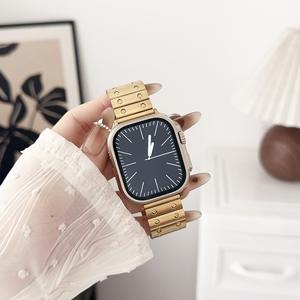 <span class=keywords><strong>Bracelet</strong></span> de montre de luxe en acier inoxydable <span class=keywords><strong>Bracelet</strong></span> en métal adapté aux hommes et aux femmes pour la série de montres intelligentes - Product Image 3