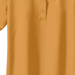 Polo pour femme SGRho Sorority de haute qualité, col boutonné décontracté, logo brodé personnalisé avec lettres grecques, style sport premium - Product Image 6