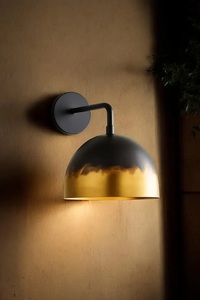 Brass Wall Sconce, Modern Dome Light for Etryway, Bedroom, Hallway, or Living Room - Product Image 4