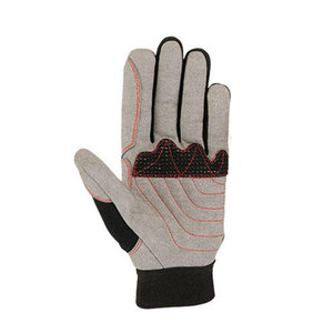 Anti-Slip Work <b>Gloves</b> With Textured Fingertips Elastic Wristband Polyester Material General Purpose Safety <b>Gloves</b> - Product Image 6