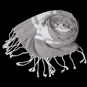 ผ้าขนหนูชายหาดลายทางคุณภาพพรีเมียม ดูดซับน้ำได้ดีเยี่ยม ผลิตจากผ้าฝ้าย 100% นำเข้าจากอินเดีย - Product Image 1