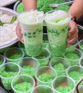 Vasos Desechables de Plástico PP Listos para Enviar con Tapas Planas o Abombadas, Vasos para Bebidas Calientes y Frías para Café, Té, Jugo, Gran Venta 2025 - Product Image 2