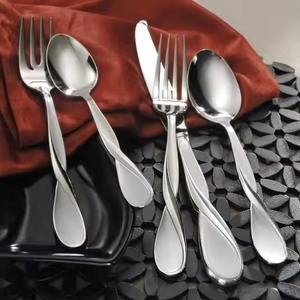 Juego de Cubiertos de Acero Inoxidable para Cocina, Cuchara, Tenedor y Cuchillo Duraderos, Colección para Mesa - Product Image 3