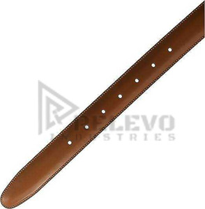 Leather Belt with Pin Buckle Genuine Leather Pin Buckle Belts with Alloy Buckle Solid Belts with Alloy Plate Buckle - Product Image 6