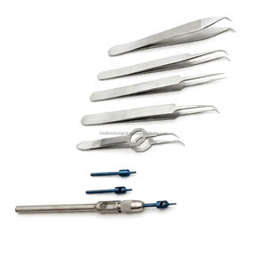 Factory Price 9 Pcs Hair Transplant Forceps FUE Hair <b>Punch</b> Kit Hair Restorationn Surgical Instrument <b>Set</b> Medtrust Surgical CE - Product Image 2