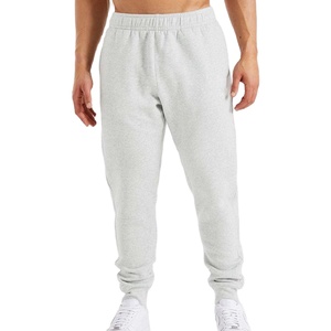 Pantalones Deportivos para Hombre, Color Gris Claro, con Logotipo Personalizado, Cordón Elástico y Puños Ajustables - Product Image 4