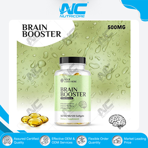 Capsules de fibres alimentaires de haute qualité pour la santé, complément d'oméga 3 pour le cerveau, booster pour adultes, marque privée - Product Image 3