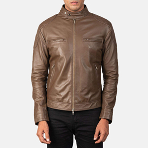 Fashionable Trendy Full Sleeve <b>Leather</b> Trending Adjustable Regular <b>Jacket</b> Wholesale Low Price Green <b>Leather</b> <b>jacket</b> for men - Product Image 6