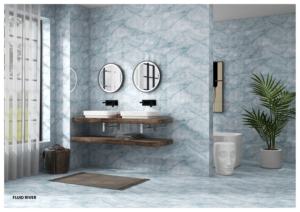 Carreaux de sol intérieurs en porcelaine de qualité supérieure, finition brillante moderne, taille 60x120cm 600x1200mm 24x48 pouces - Product Image 3