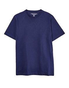 Camiseta azul básica para hombre, Camiseta de algodón con ajuste diario para hombre, Camiseta ajustada de algodón ecológico para hombre - Product Image 4