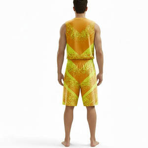 Tenue de basketball personnalisée pour hommes, kit d'équipe de club, nouveau design, uniforme de basketball respirant avec faible MOQ, maillots personnalisés - Product Image 2