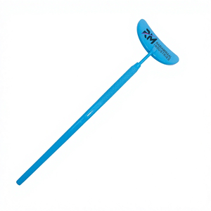 Sky blue Powder Coated Color Private Label Lash Inspection <b>Mirror</b> <b>Moon</b> Shape Custom Shape Eyelash Extension Beauty Tool - Product Image 2