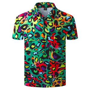 ACE Dinosaur Riding Car Full Print Hawaiian Style Unisex Short Sleeve Shirt Turn-<b>down</b> Collar Regular Fit 100% Cotton Breathable - Product Image 3