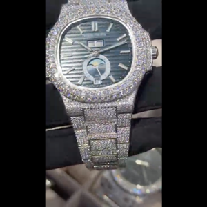 Trending Iced Out Lab Grown <b>Watch</b> Colorless Diamond <b>Watch</b> for <b>Men</b> Best Quality Wholesale Price - Product Image 6