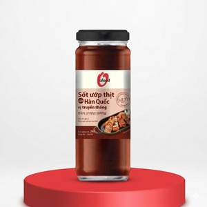 Salsa de Adobo para Barbacoa con Sabor Tradicional Coreano O'food, 240g, Venta al por Mayor |   Marinada de Carne Auténtica en Frasco de Vidrio - Product Image 1