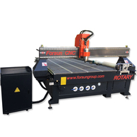 30% de réduction sur la fraiseuse rotative à bois CNC à grande vitesse 1325 fabriquée en Chine avec table à rainures en T