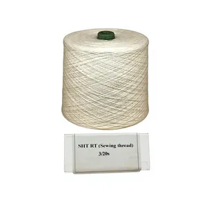 Slub 100% Polyester <b>Yarn</b> 50s - Product Image 1