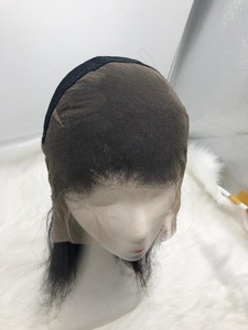 100% Vierge Brésilienne Cuticule Alignée Cheveux Longs Complet pour Dentelle Frontale Perruque Crépus Texture Dentelle Transparente Petit pour Origine Suisse - Product Image 3