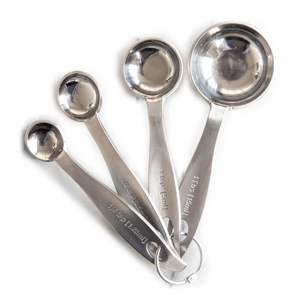 Ensemble de cuillères à mesurer en cuivre de qualité supérieure pour la pâtisserie, la cuisine, la maison et un usage culinaire professionnel, décoration intérieure - Product Image 1