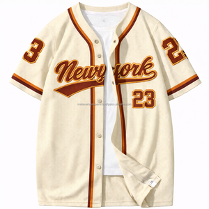 Camiseta de Béisbol Profesional con Costuras Reforzadas, Malla de Poliéster que Absorbe la Humedad, Colores Personalizados, Etiqueta Privada - Product Image 5