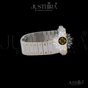 Wholesale Supply Stainless Steel Moissanite Diamond Luxury Fashion Watch for Men Iced <b>Wristwatch</b> Durable Construction Best Price - Product Image 3