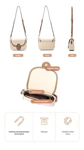 Bolso de Hombro/Bandolera Hody Ayana de Cuero Sintético Premium con Correa Larga Trenzada, Cierre de Cremallera y Forro de Satén - Para Todas las Temporadas - Product Image 5