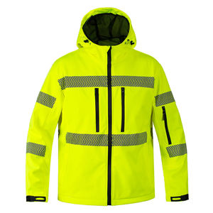 Chaqueta de Seguridad Reflectante para Hombre, Impermeable, con Luces LED, Transpirable, Resistente al Viento y Ecológica - Product Image 1
