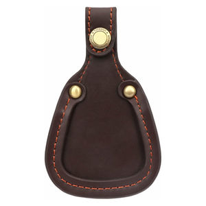 New Leather Gun Barrel Rest Toe Protector Pad Brown Thick Leather Shooting & Hunting <b>Support</b> Cushion Accessories - Product Image 1