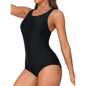 Custom Wholesale Women One Piece V-neck Swim Suit Stylish Swimwear Swimming Sexy Breathable Polyester/Nylon Quick Dry - Product Image 3