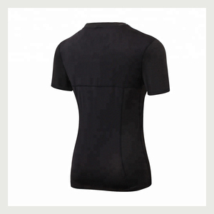 Camiseta deportiva atractiva para mujer, fabricante mayorista de camisetas de fitness para gimnasio, entrenamiento, corte ajustado. - Product Image 4