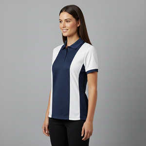 Camiseta polo para mujer 100% algodón, artículo de moda, fabricante mayorista, logotipo impreso en 3D personalizado, transpirable. - Product Image 5