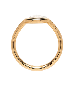 แหวนค็อกเทลเพชรทรงเหลี่ยมมรกตสไตล์มินิมอลสมัยใหม่ ตัวเรือนทอง 14K แบบหนามเตย สำหรับผู้หญิง สไตล์คลาสสิกสำหรับงานหมั้น - Product Image 2