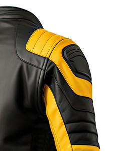 Best Material Reasonable Price <b>Men</b> Motorbike <b>Jacket</b> <b>Leather</b> Motorbike Racing <b>Jacket</b> in Different Design Made in Pakistan - Product Image 5
