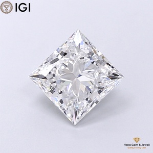 Diamante Cultivado en Laboratorio CVD de 2.51 Quilates, Corte Princesa, Color E, Claridad VVS1, con Certificado IGI, para Piezas de Joyería Especiales - Product Image 1