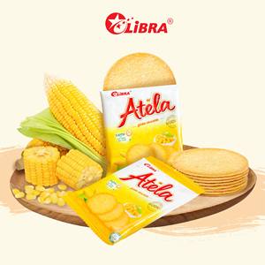HALAL ISO ATELA Corn Crispy Crackers 228G Goût Salé Sucré Sachet Boîte Emballage Produit FMCG Vietnam Bon Prix - Product Image 6