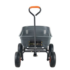 Carrello da Giardinaggio in Plastica Resistente, Montaggio Semplice, Telaio in Acciaio, Maniglia Versatile a Doppia Funzione, Pratico - Product Image 5