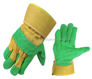 Gants de sécurité confortables en cuir de vachette pleine fleur, certifiés CE, résistants à la chaleur, anti-coupure et antidérapants - Product Image 4