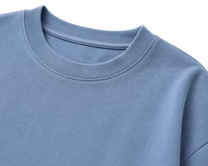Wholesale <b>Men's</b> <b>Oversized</b> Solid Color Regular Sleeve Eco-Friendly Breathable O-Neck Casual Canvas Fabric T-<b>Shirt</b> for <b>Gym</b> Top - Product Image 6