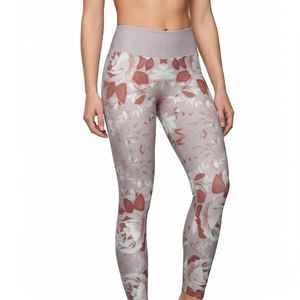 Leggings de yoga et d'entraînement pour femme, taille personnalisée, ultra doux, motif uni, avec poches latérales et coutures brossées - Product Image 3