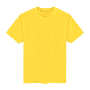 T-shirt en coton teint en fil pour homme, motif personnalisé, col rond, pour un style décontracté et streetwear - Product Image 4
