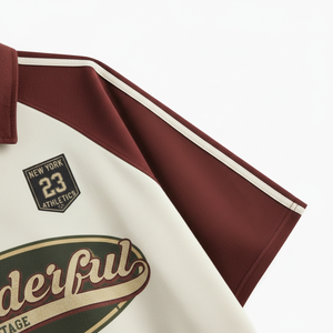 Camiseta Polo Deportiva Vintage Unisex Personalizada de Fábrica, 100% Algodón, Resistente, Transpirable, Ropa de Verano al por Mayor - Product Image 4