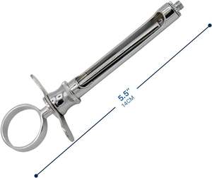 Jeringa Dental de Acero Inoxidable Premium de 1.8 ml, Instrumento de Anestesia Manual con Aspiración - Product Image 1