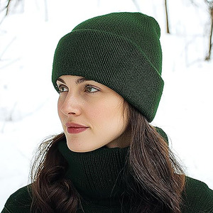 Vintage Ribbed Knit Beanie-Unisex Winter <b>Warm</b> <b>Hat</b> Soft Stretch Spandex/Cotton Minimalist Streetwear Essential - Product Image 4