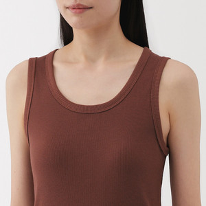 Débardeur de yoga côtelé sans couture pour femme en fibre de bambou, col en U, pour le sport et la gym, vêtement de fitness sans couture pour femme - Product Image 4