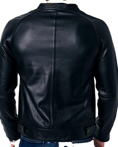 Unisex Genuine Sheep Leather Jacket <b>Light</b> Weight Stand High Custom Logo OEM Professional Manufacturer jacket for men - Product Image 2
