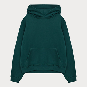 Pull-over de luxe automne 400 g/m² en molleton de coton, coupe oversize, streetwear, avec logo personnalisé, vente en gros, épaules tombantes, marque privée - Product Image 1